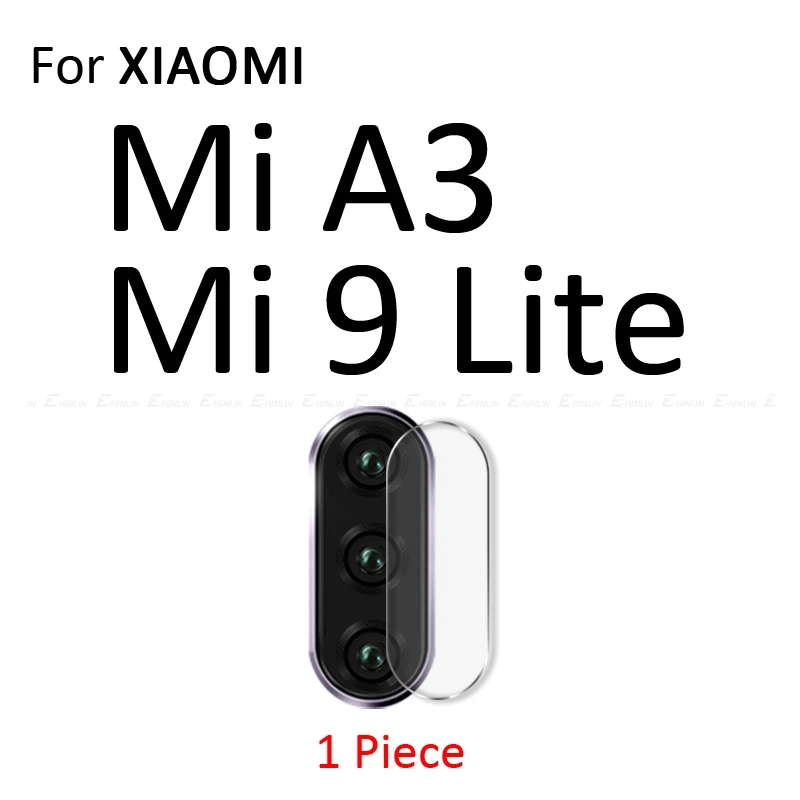 For Xiaomi Mi 9 Lite Защитная пленка из закаленного стекла для задней камеры Xiaomi mi 9T 9 SE 8 A3 A2 Lite 6X Max 3 Red mi Note 8T 5 6 7 Pro F1 10 - Цвет: For Xiaomi Mi 9 Lite