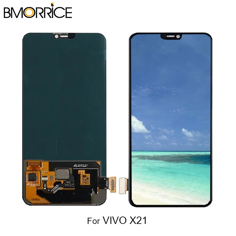 

TFT LCD Display For Vivo X21 Touch Screen Digitizer Full Assembly Replacement 2.5D 3.0D 6.28'' Black White No/with Frame Repair