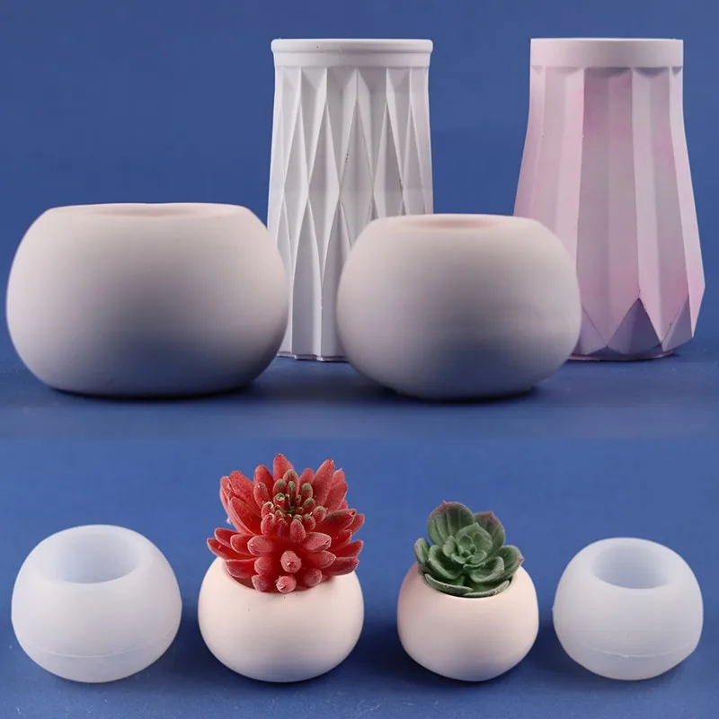 Силиконовая форма для вазы, «сделай сам», для изготовления гипса ...