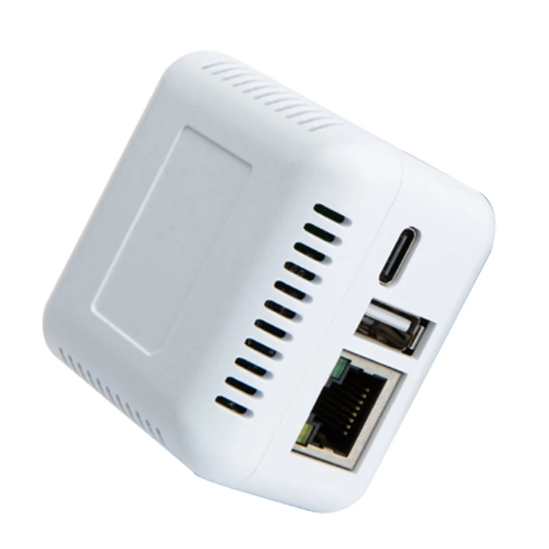 Adattatore Wireless WiFi Per Stampante USB - Server Di Stampa Con Porta LAN - Compatibile Con App