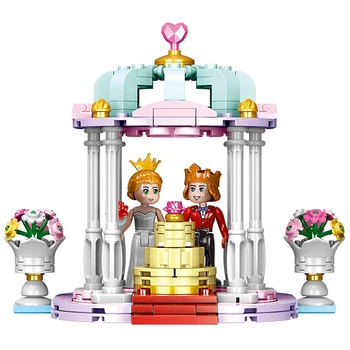 

Xingbao 12021 Wedding Scene Building Blocks Figures Toys Brick Prince Married Princess for Girls Construction Educational Toy