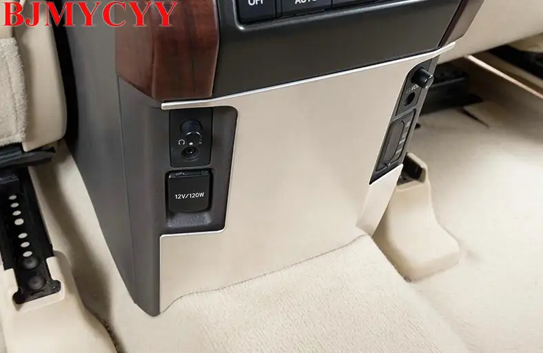BJMYCYY панель из нержавеющей стали для заднего конца автомобиля для Toyota Prado 2700 2010