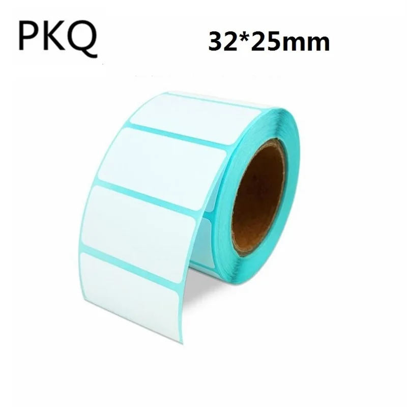 

800pcs/Roll 32*25mm Thermal Label Sticker Adhesive Paper Supermarket Price Tags Blank Label Direct Print Stickers Waterproof