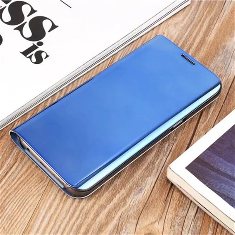 Для Samsung Galaxy J5 J7 Note 4 J5 J7 Core роскошный Флип Прозрачный вид зеркало окно кожаный флип стенд чехол