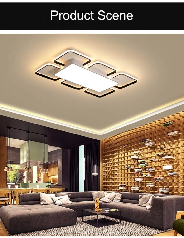 Lustre led современный светодиодный люстры потолочная гостиная 90 V-265 V люстра освещение luminaria lampadариo спальня