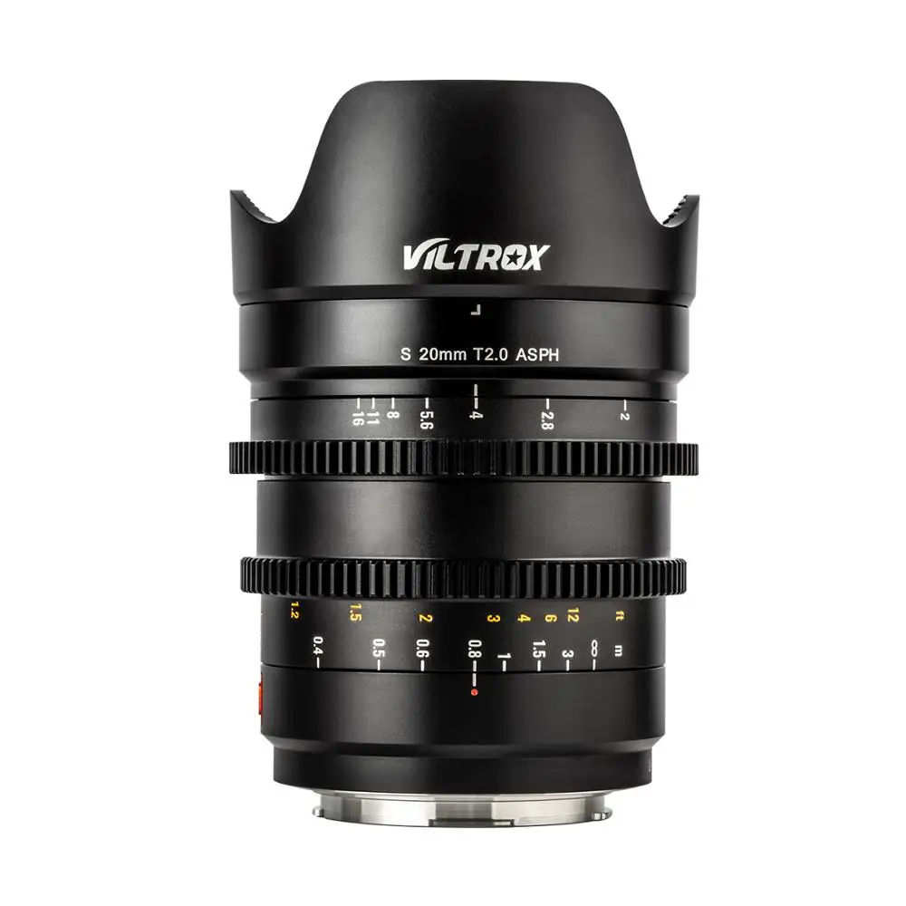 Viltrox 20 мм T2.0 широкоугольный пленочный объектив с полной рамкой Prime