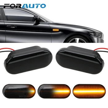 

FORAUTO 1 Pair Car Dynamic Side Marker 18SMD Turn Signal Light For Volkswagen For VW Bora Golf 3 4 Passat 3BG Polo SB6 SEAT
