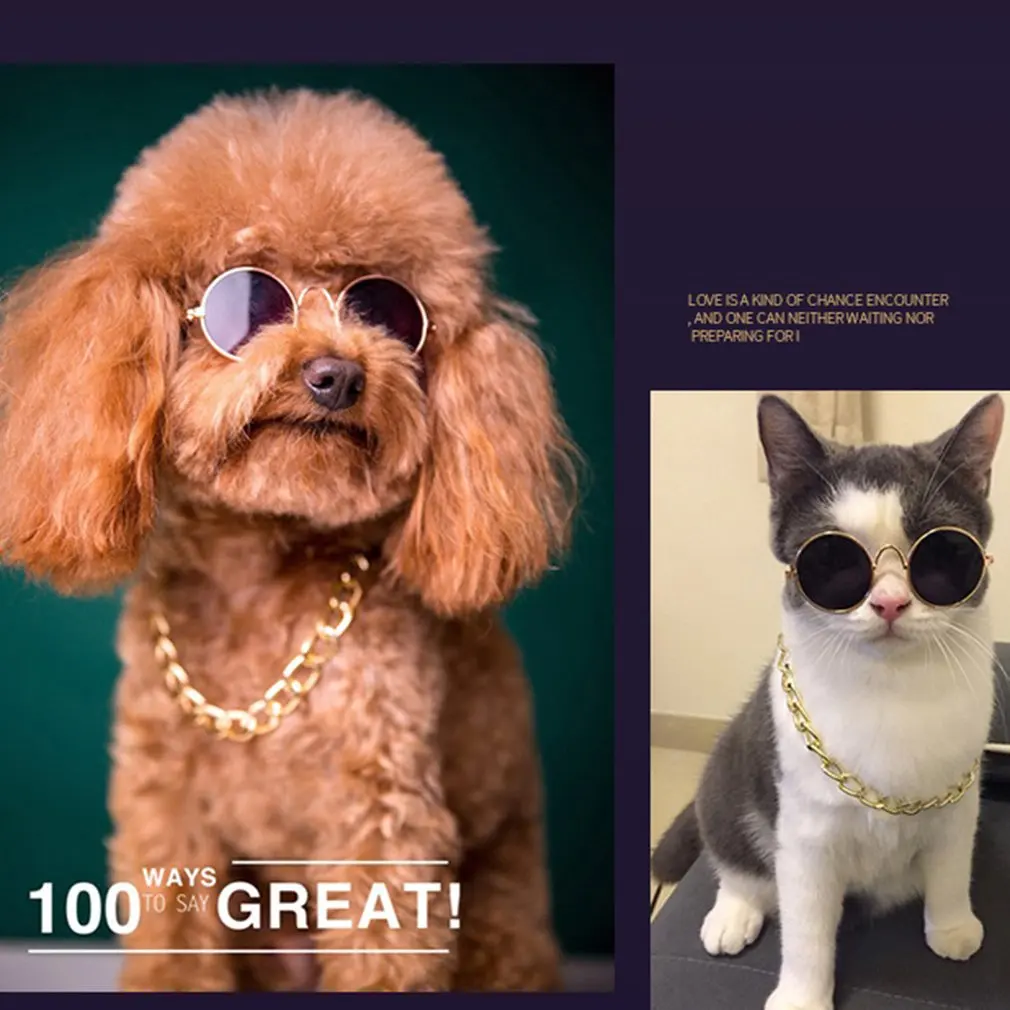 Кошачий глаз-Одежда Pet Солнцезащитные очки маленькие собачьи очки кошачьи очки фото реквизит собака кошка одеваются аксессуары для животных принадлежности