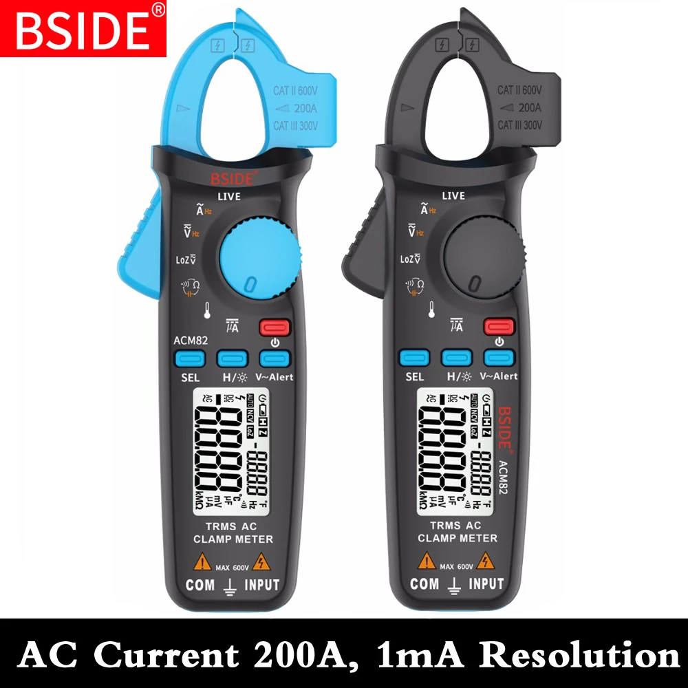 

BSIDE AVD04 50~1000V Non-Contact AC Voltage Detector Tester Test Pen w/ LED Light - Blue + Black