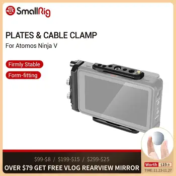 

SmallRig Mounting Plates and HDMI Cable Clamp for Atomos Ninja V Top Plate+ Baseplate+ HDMI Cable Clamp Kit - 2338