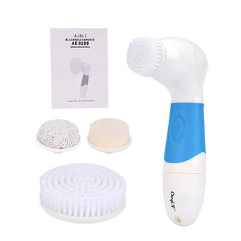 

4 In 1 Electric Facial Cleansing Brush Face Washing Brush Skin Scrubber Exfoliating Foot Callus Remover Dead Skin Bath Brush