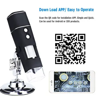 

Wi-Fi Microscope Digital Microscope Electron Microscope Photos Waterproof Computers Real-Time Video Monitoring Mobile Phones