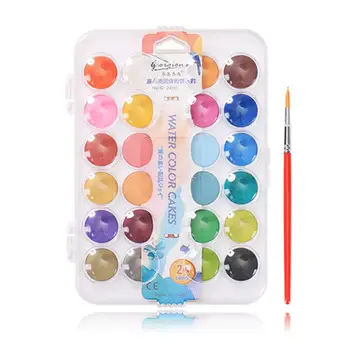 

36 Color Fundamental Watercolor Pain Set with Paint Brush Watercolor Set PXPA