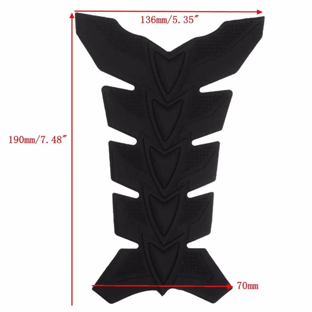 Autocollant De Réservoir De Moto, Tampon En Caoutchouc 3d, Protection