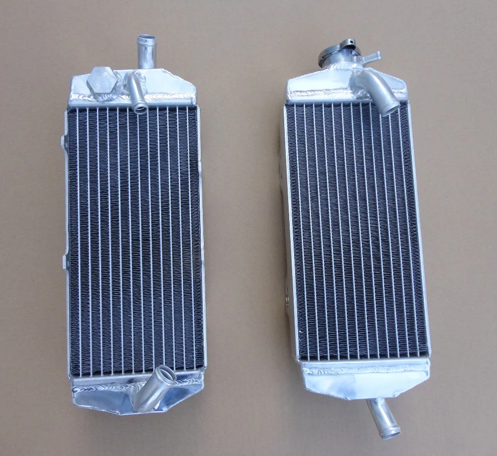 Подходит для KTM 400 450 525 SX/MXC/EXC 2003-2006 04 05 радиатор из алюминиевого сплава+ силиконовый шланг