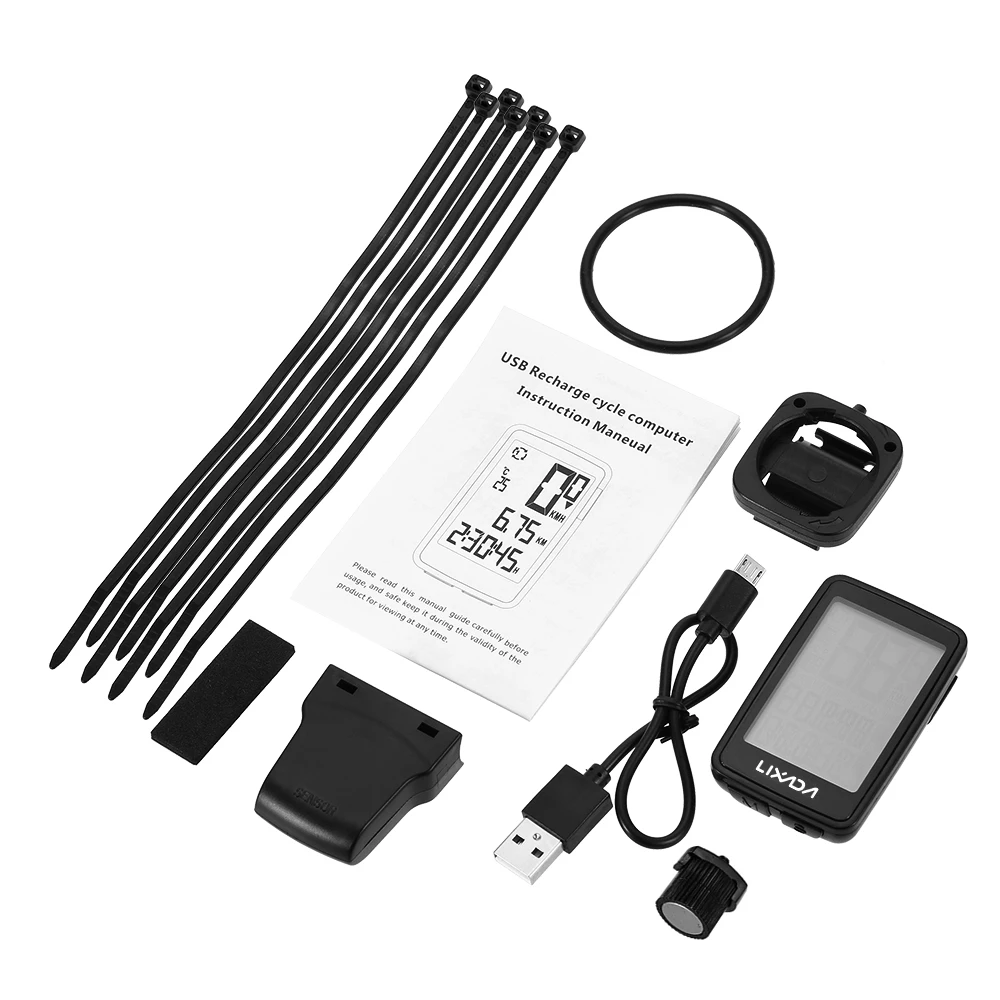 

Wireless Bike Computer Bicycle Speedometer Odometer Waterproof Cycling Stopwatch MTB Road Bike Computer