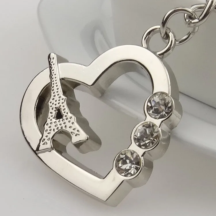 Креативный Эйфелева башня металлический брелок кулон День благодарения активности путешествия юбилей небольшие подарки с фабрики