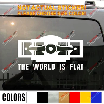 

Box Boxer Flat Decal Sticker Car Vinyl Fit for Subaru BRZ Wrx Sti World Is Flat