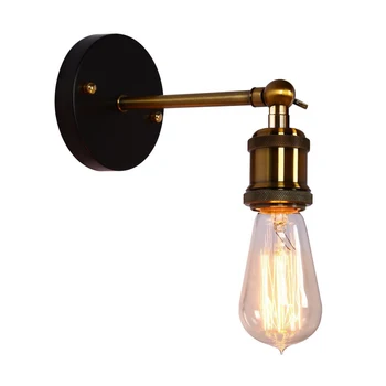

European Loft Industrial Retro Creative Wall Light Corridor Cafe Bar Personality Wall Sconce E27 Bulb Home Lighting