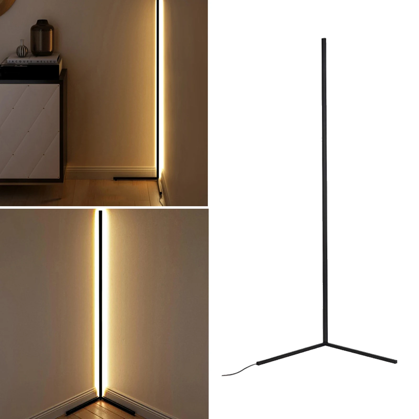 Nordic LED Corner Floor Lamp Minimalism Standing Atmosphere Llight Decoration