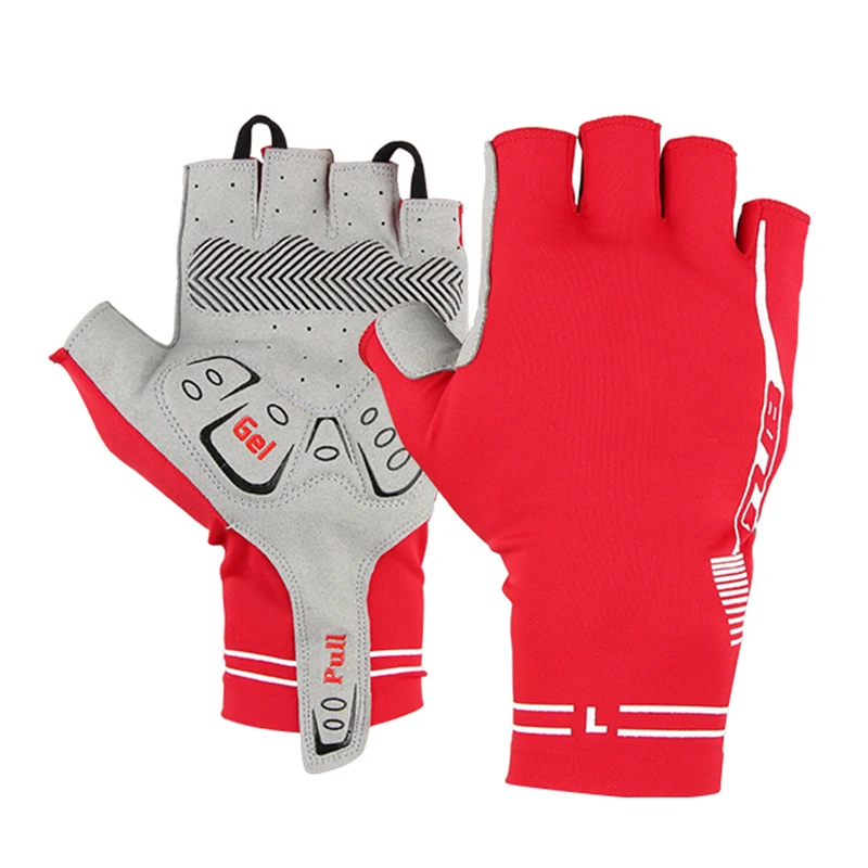 

Fashion bicycle gloves high quality high elasticity Lycra fitness gloves non-slip breathable design unisex Ridding bike gloves