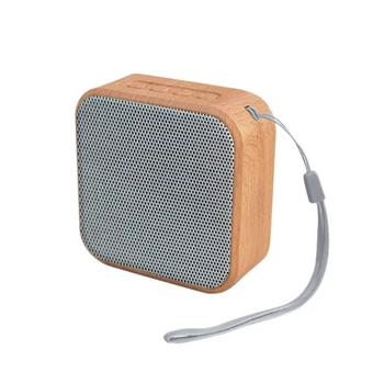 

A70 Wood Portable Wireless Speaker Vintage Bluetooth Loudspeaker with Mic Support TF Card FM Radio for Mobile Phone