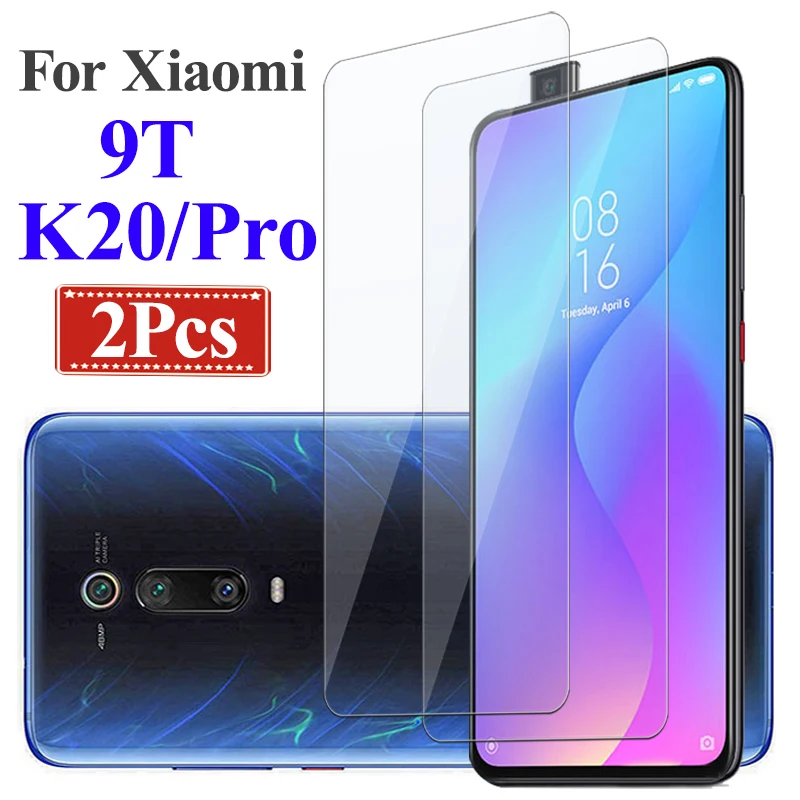 2 шт. бронированный чехол для mi 9t из закаленного стекла Xiaomi 9 T Red k20 Pro Защитная