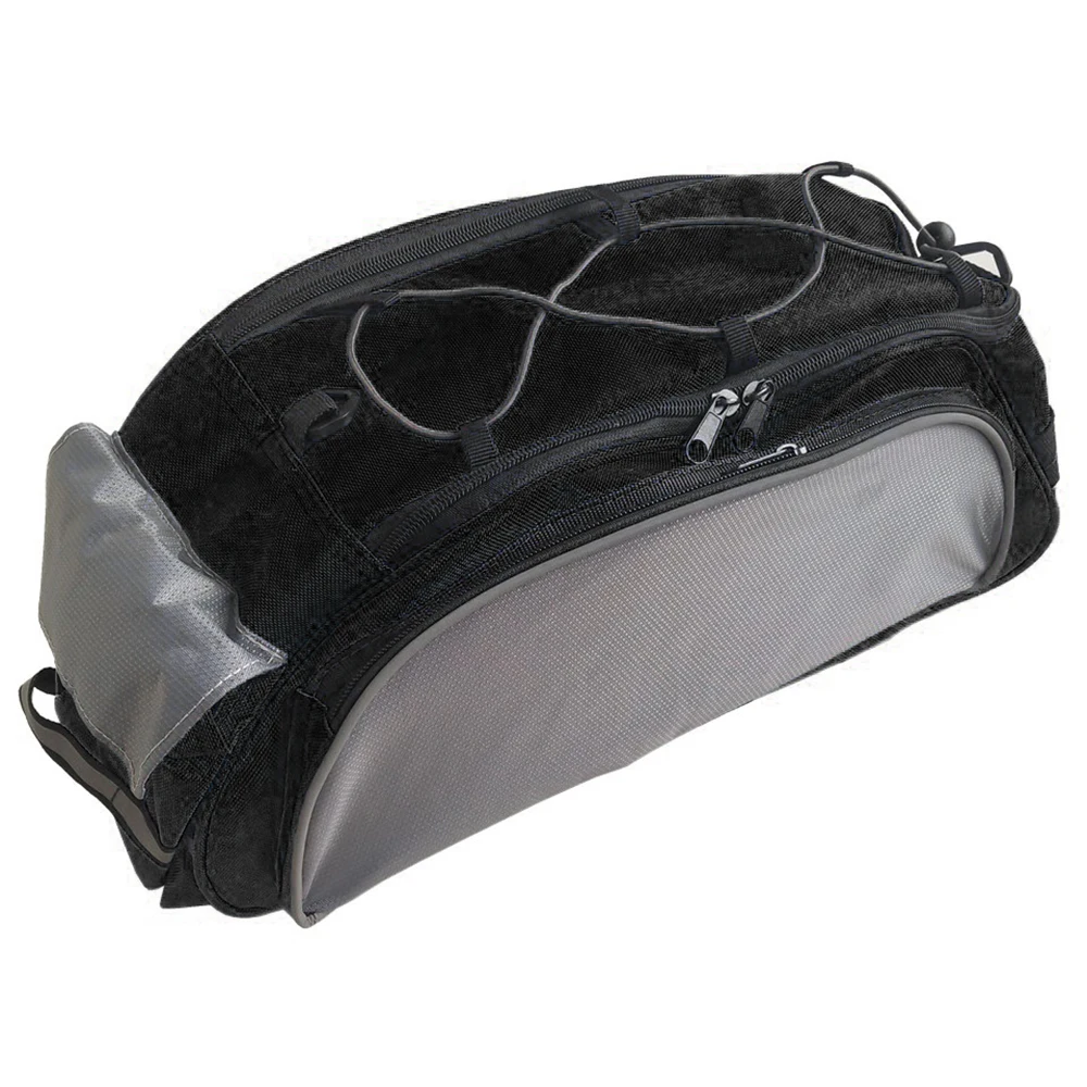 Bicycle Bike Waterproof Storage Saddle Bag Seat Cycling Tail Rear Pouch Seatpost Saddle Bag Outdoor Bicicleta Accessories - Цвет: Черный