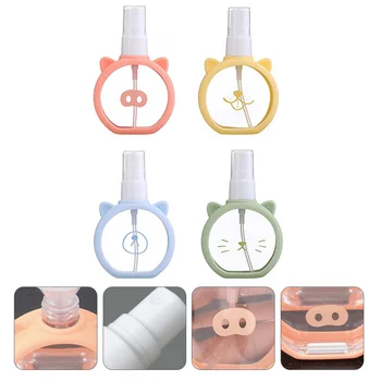 

4pcs Spray Bottles Empty Liquid Container Mist Sprayer Travel Bottles for Cleaning