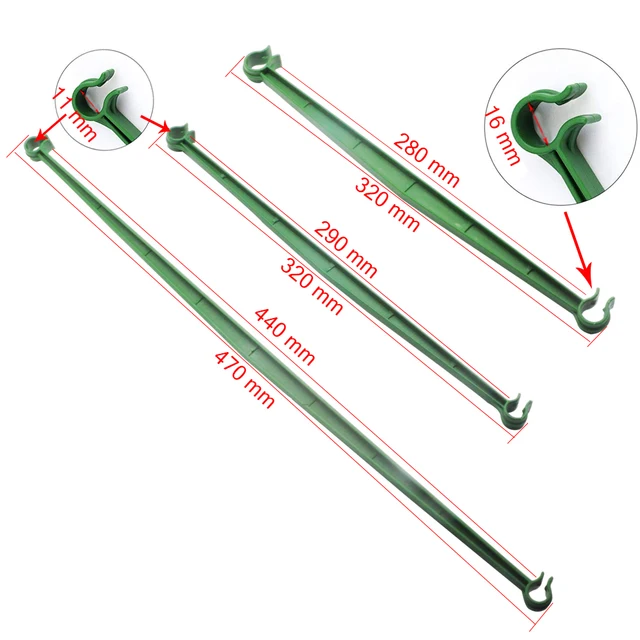 6Db Műanyag Kertészüzem Tétje Összekötő Rudak Diy Kerti Tartó Tartozékok, Amelyeket Növényi Állványok Rögzítésére És Felépítésére Használnak - Image 4