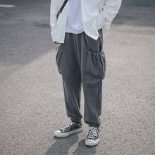 19 Осенние новые корейские повседневные свободные спортивные штаны для бега, уличная одежда в стиле хип-хоп