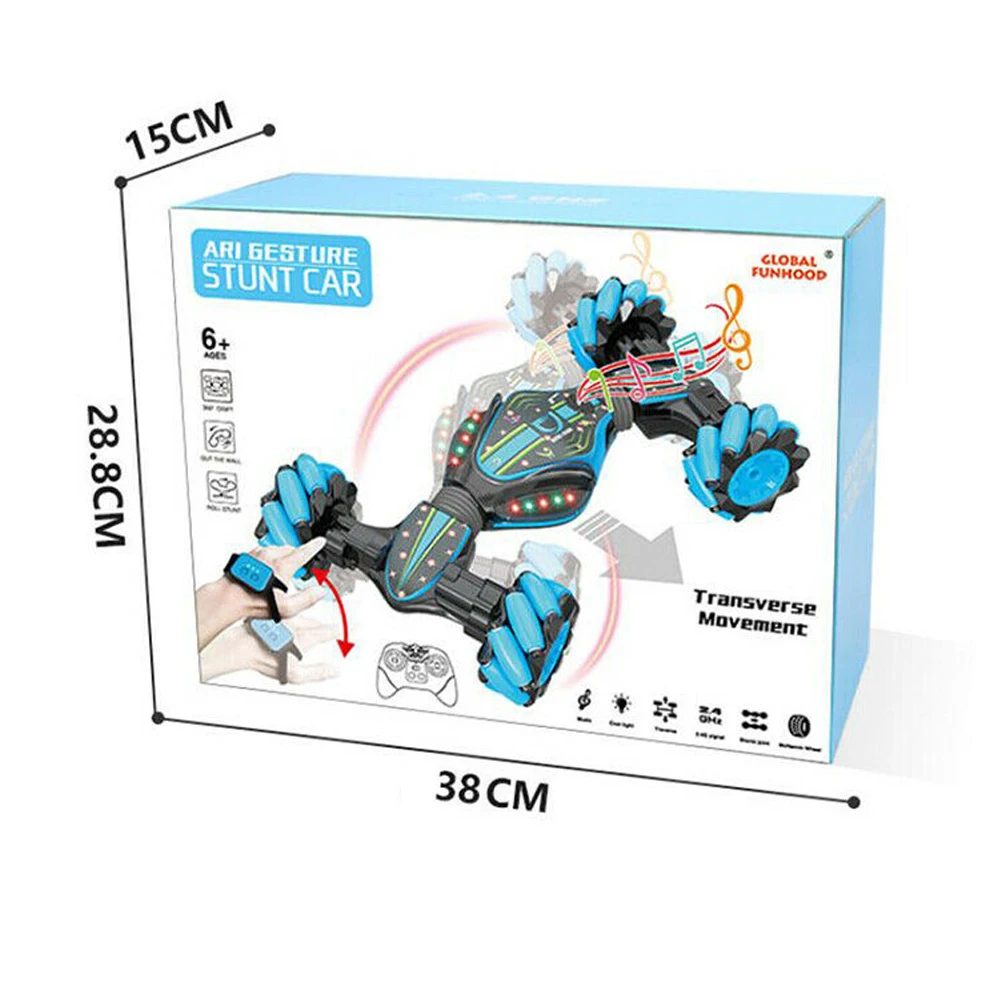 2,4 ГГц датчик жестов скручивание радиоуправляемых автомобилей часы дистанционное управление трюк автомобиль жесты зондирование скручивание автомобиля Дрифт автомобиль Вождение игрушки