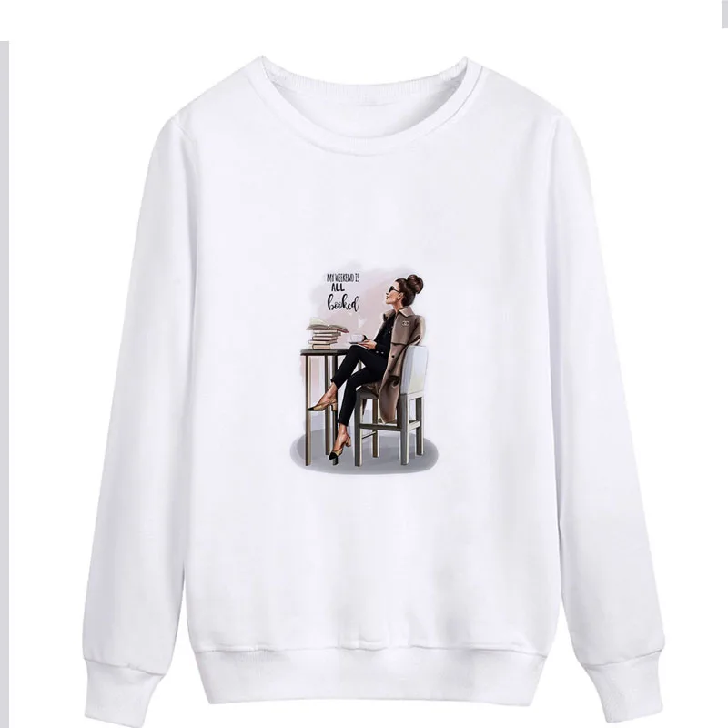 Hoody for Women Hoodies Women Women Loose Casual Printed Hooded Ladies Hoodie Pullover Sweatershirts Women's Sweatershirt