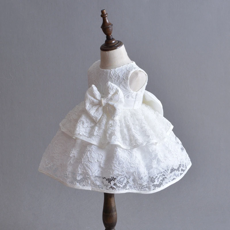 Кружевное платье для маленьких девочек; белое Болеро; одежда для крещения; одежда для дня рождения; платье подружки невесты с цветочным узором для девочек; платье на крестины для новорожденных