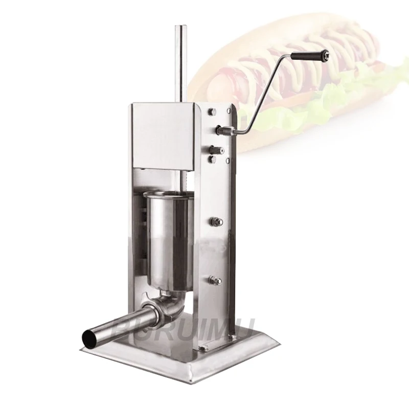 Commercial Manual Sausage Stuffer Stainless Steel Sausage Filling