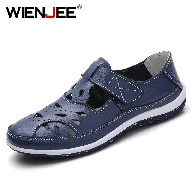Women Sandals Women Shoes Women's Sandals Summer Ladies Girls Comfortable Ankle Hollow Round Toe Sandals Female Soft Beach Sole Shoes Plus Size