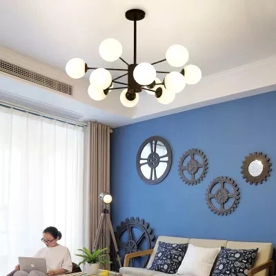 

Modern LED Ceiling Chandelier Lighting Living Room Bedroom Chandeliers Creative Home Lighting Fixtures AC110V/220V Free Shipping