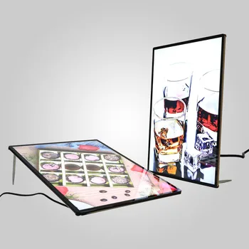 

A4 crystal lighting leds box light box aluminum profile frame mini led