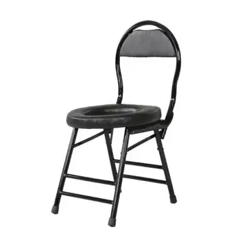 

Commode - Seat Commode For Senior Adults, Handicap, Elderly, Pregnant Woman-, Folding, Portable, Medical Toilet Chair Stool