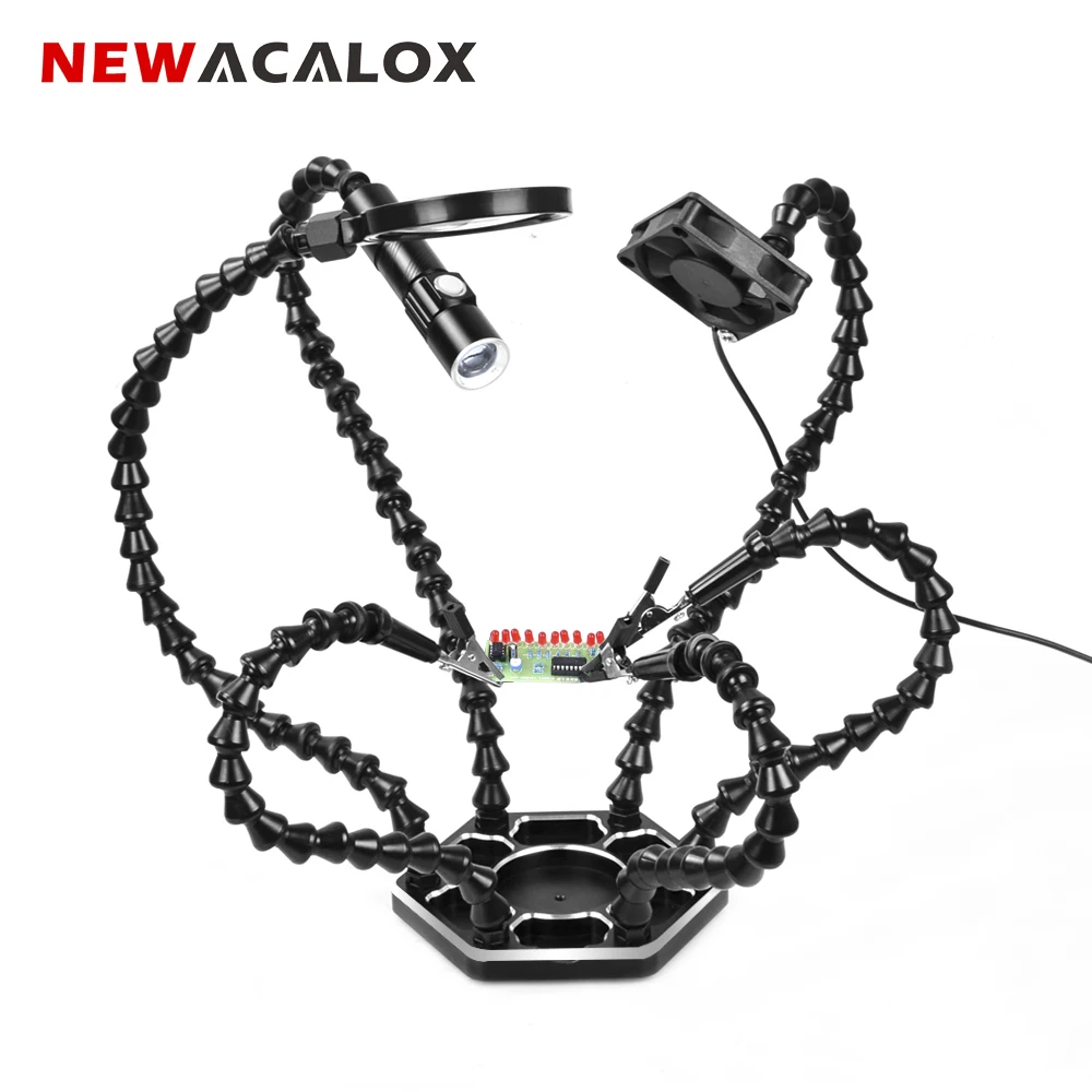 Держатель для паяльной печатной платы NEWACALOX третья рука|Паяльные станции| |