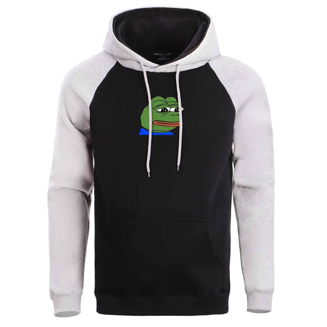 2019 Sad Frog спортивная одежда реглан толстовки мужские хип-хоп флис длинный рукав