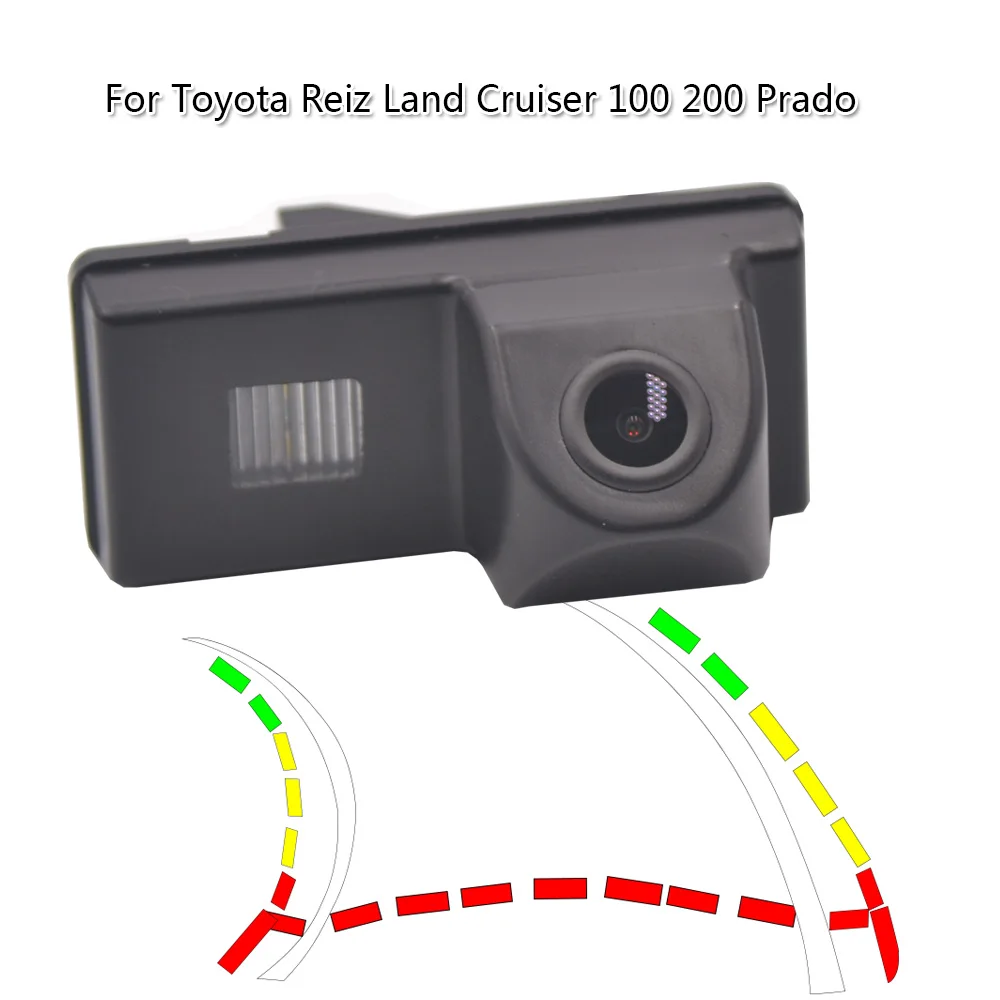 Для Toyota eiz Land Cruiser 100 200 Prado Автомобильная интеллектуальная динамическая траектория камера HD камера заднего вида 150 широкоугольная