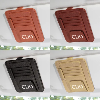 

Universal Car Sun Visor for Renault clio 2005-2019 Pen Card Holder CD Organizer Storage Box Sunglasses Tidying Car Accessories