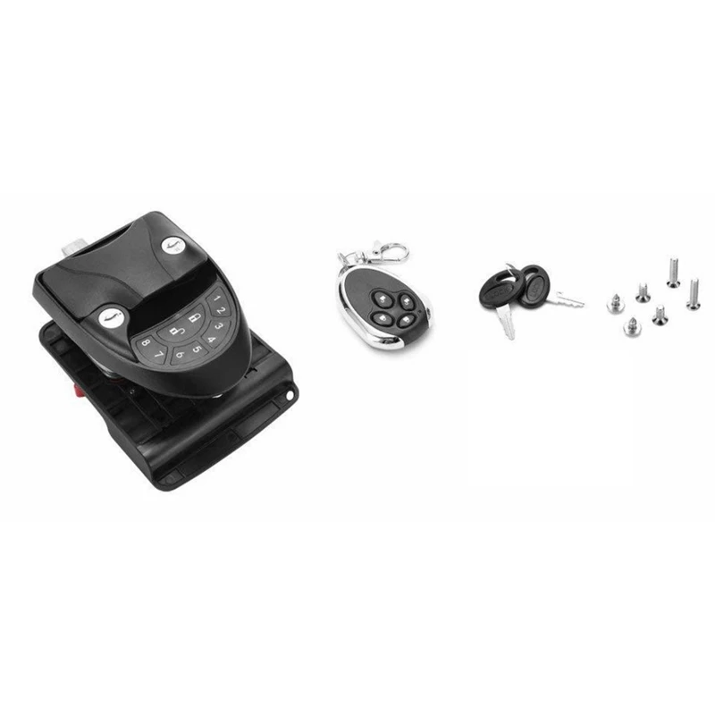 Rv Keyless Entry Door Lock Latch Handle Knob Remote Control Camper