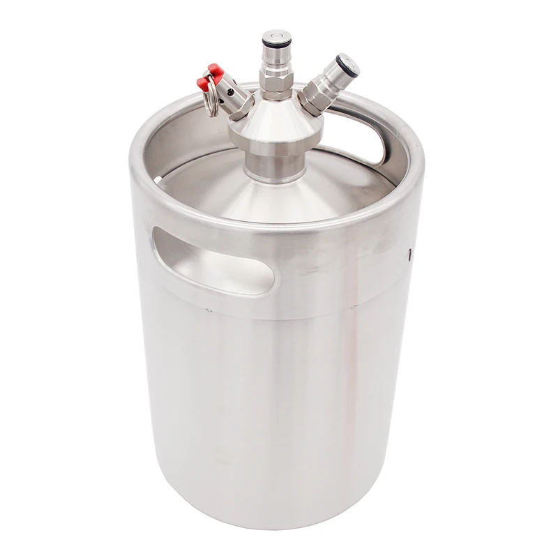 Beverage Dispenser Faucet Mini Keg Ball Lock Tap Include 50cm Silicone Hose 304 Stainless Steel Homebrew Spear