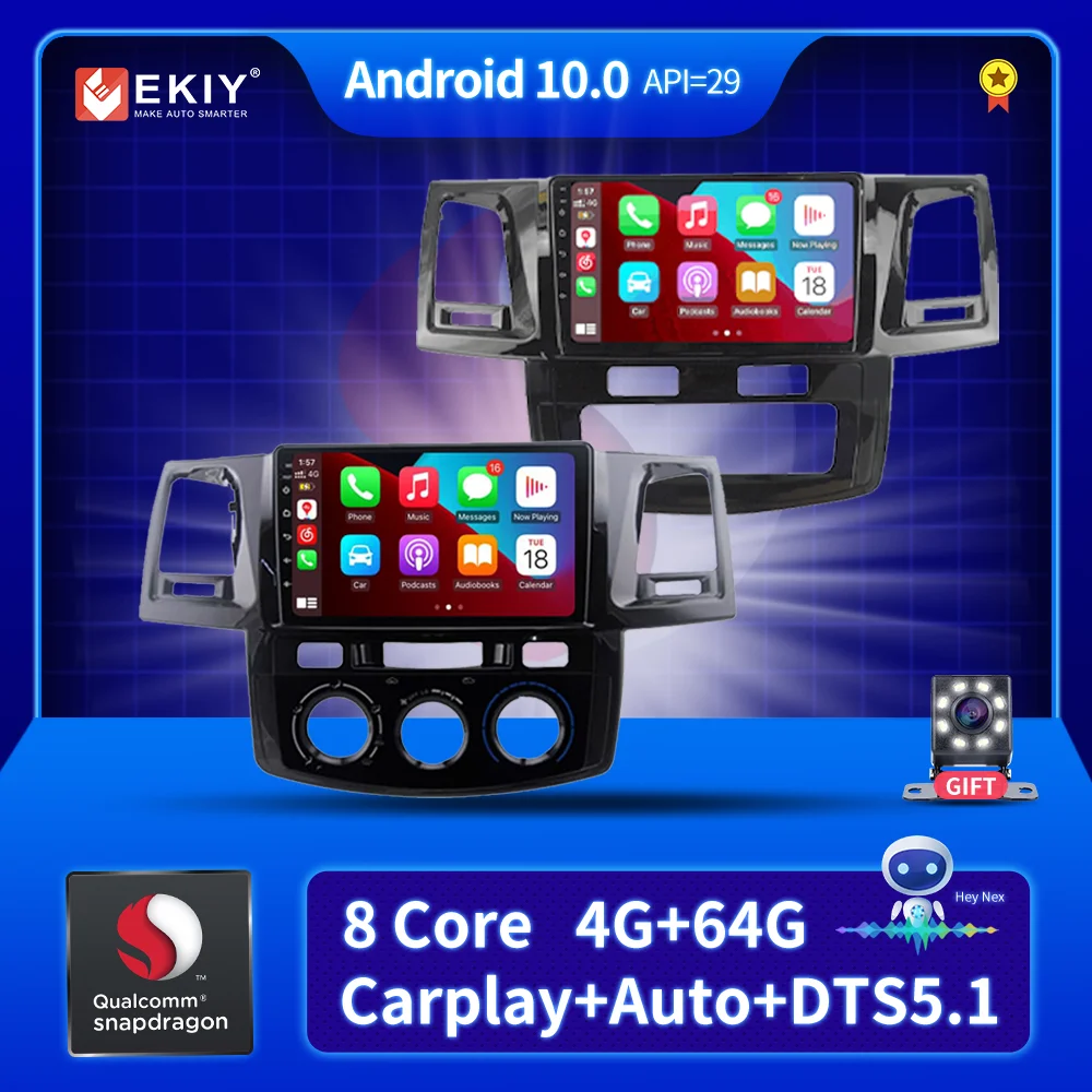 Автомагнитола для Toyota Fortuner HILUX 2007-2015 GPS-навигация мультимедиа 2 Din автомобильные