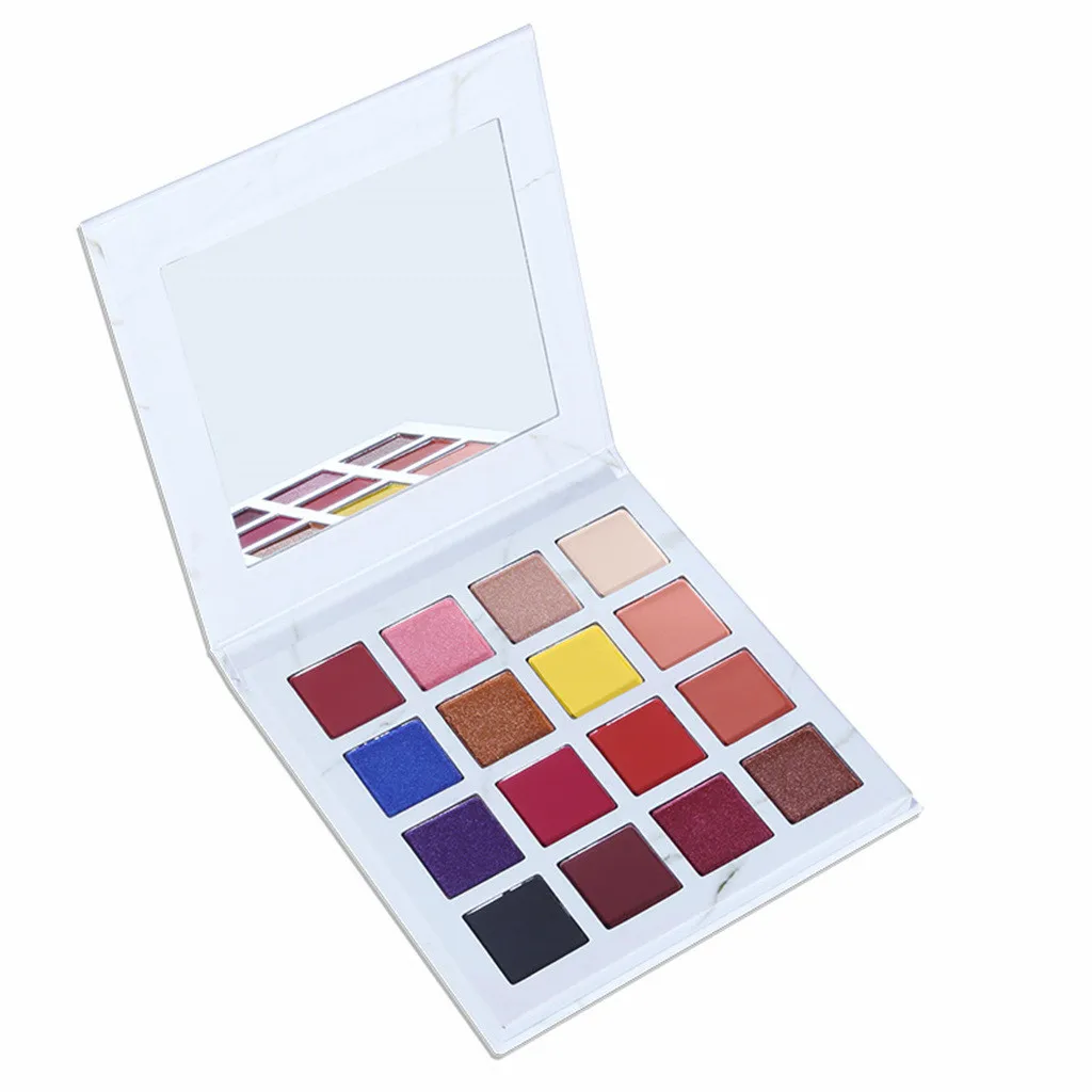 16 цветов Палитра теней для век Shimmer Matte Eye Shadow Pallete стойкие водостойкие тени для век натуральный макияж глаз Oct