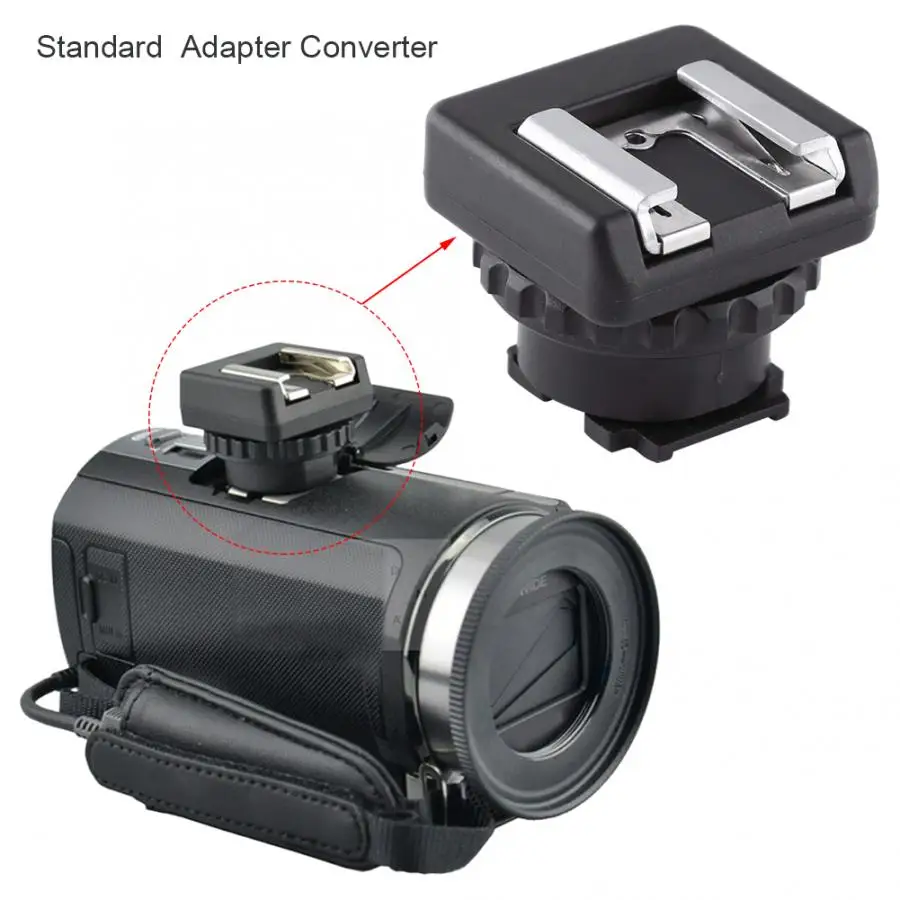 

Mini Hot Shoe Adapter Converter for Sony DSLR Camera Heavy Duty Standard for Sony Multi Interface DV Camcorder Photography
