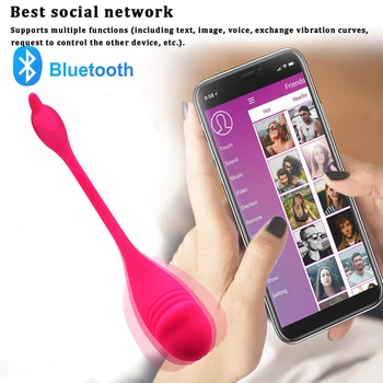 APP Remote Control Vibrator Balls Sexy Toys for Women Bluetooth Vibrator Goods for Adults 18 Female Wearable Vagina Ball Sex Toy 6