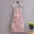 Hand apron kitchen waterproof waist adjustable apron with pocket grid apron coffee shop work apron. 10